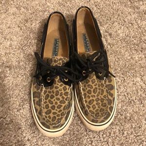Sperry Patent Leather/Leopard Top-Sider